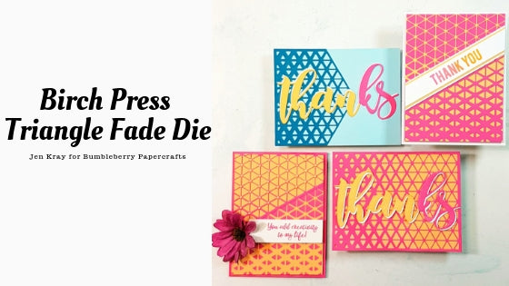 Birch Press Triangle Fade by Jen Kray