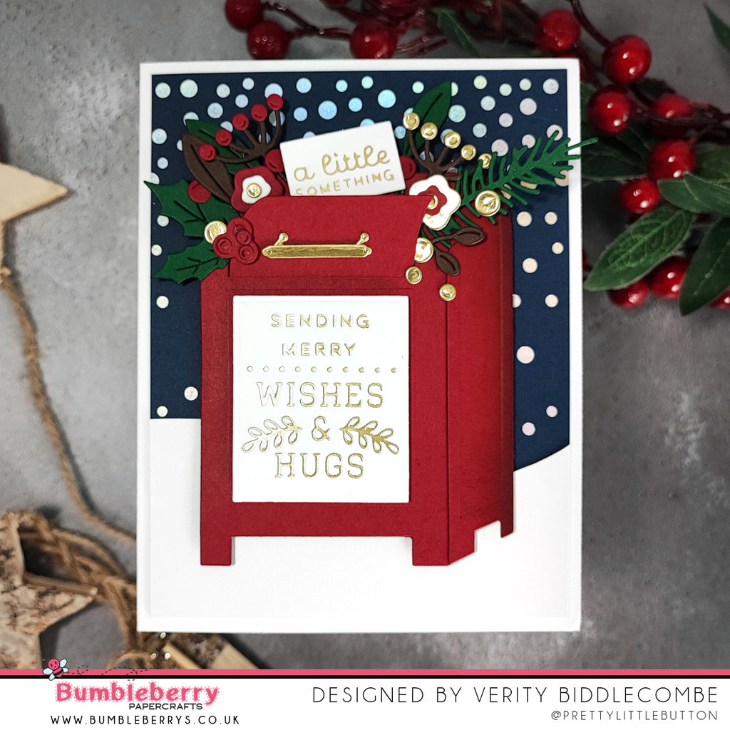 Snow and winter greetings - Spellbinders