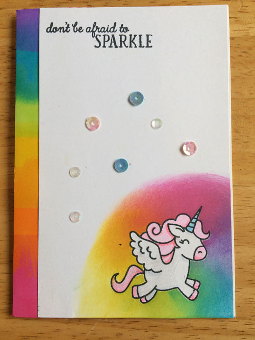 Don't be afraid to sparkle