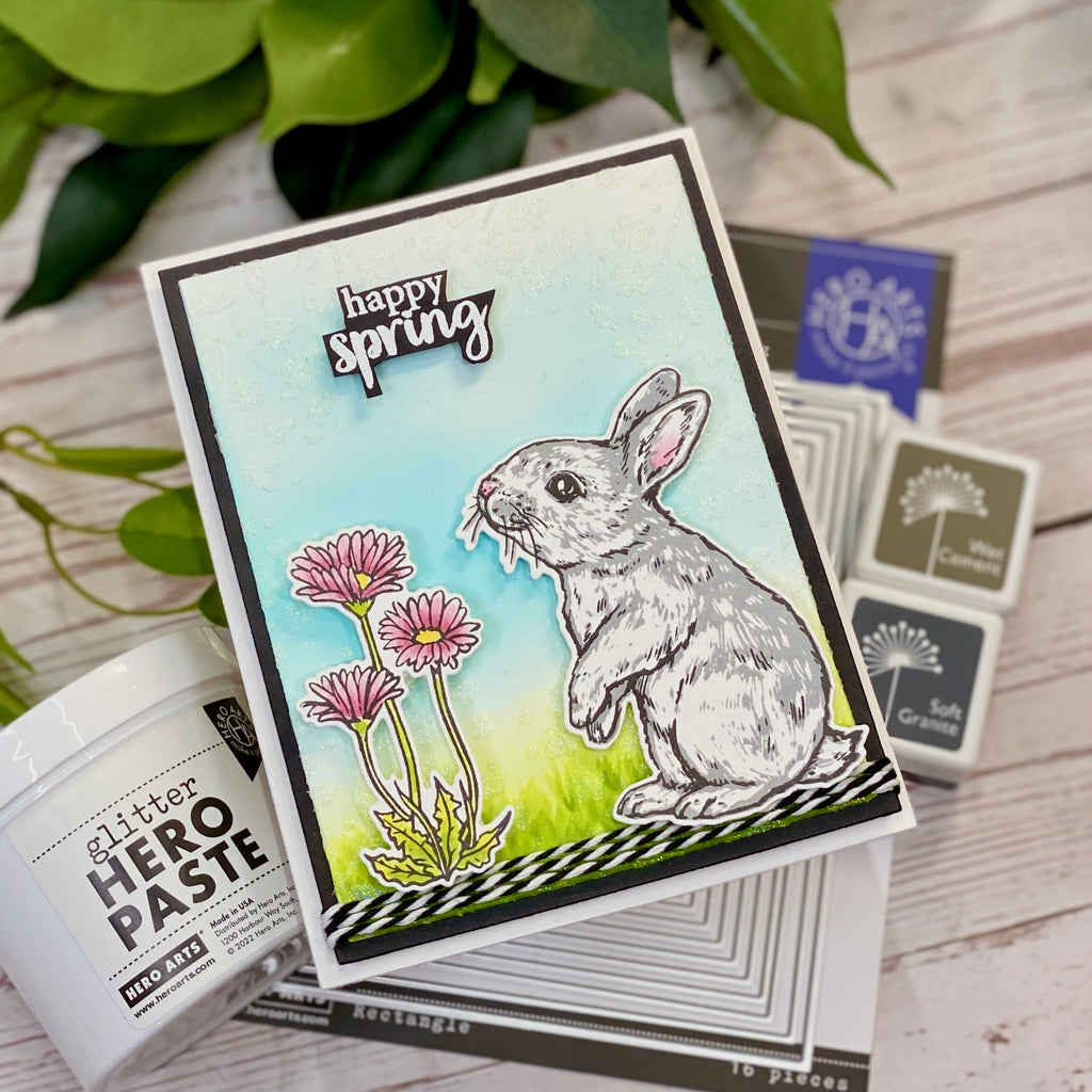 Hello Spring! with Hero Arts Layering Dies
