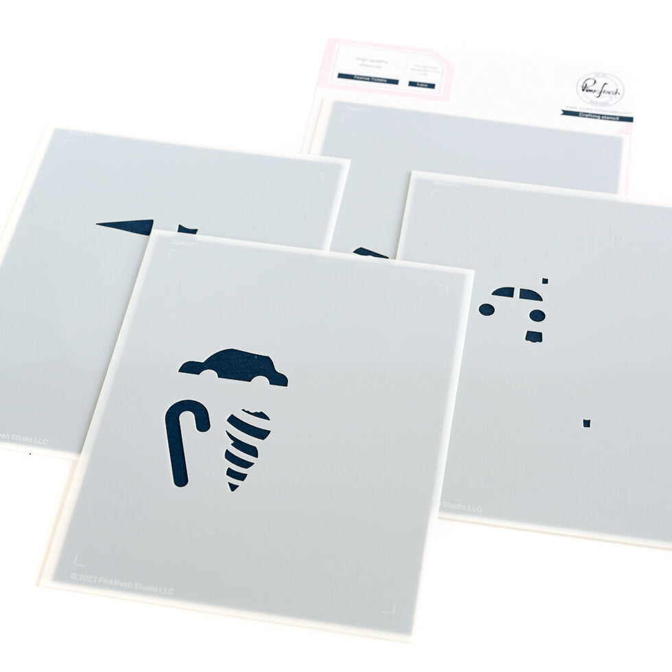 Festive Tickets stencil - RETIRING