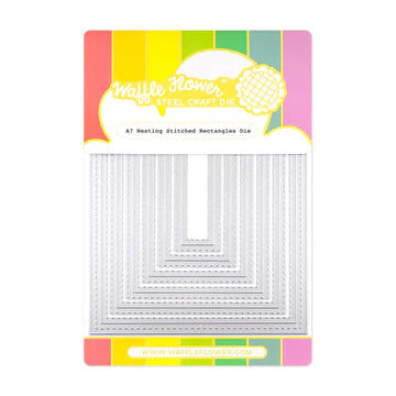 A7 Stitched Rectangles Die