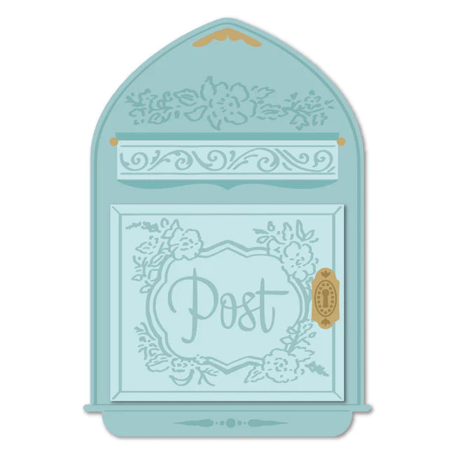 Vintage Mailbox A2 Card Base - Honey Cuts