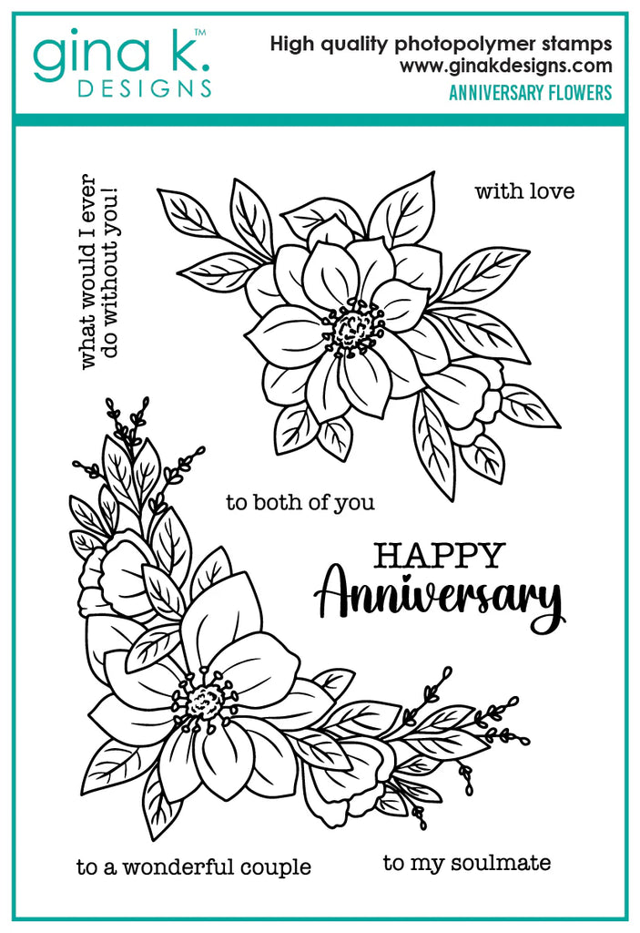 Anniversary Flowers Stamps