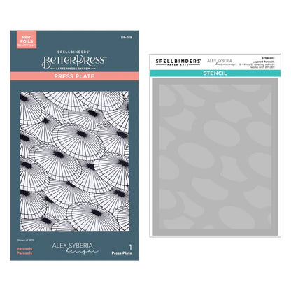Spring in Kyoto BetterPress & Stencil Bundle from the Spring in Kyoto Collection by Alex Syberia Designs