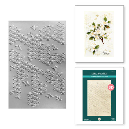 Bee-Cause 3D Embossing Folder from the Through the Arbor Garden Collection by Susan Tierney-Cockburn