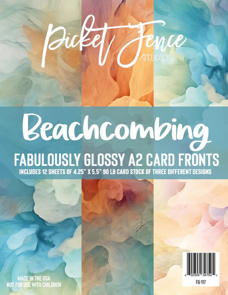 Fabulously Glossy A2 Card Fronts - Beachcombing*