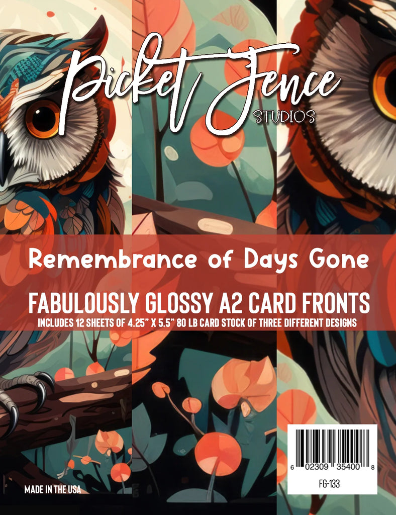 Fabulously Glossy A2 Card Fronts (12 pk)-Remembrance of Days Gone*