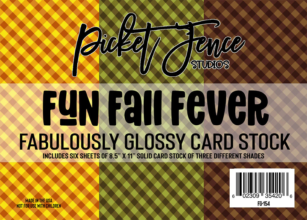 Fabulously Glossy Card Stock (6 pk)-Fun Fall Fever*