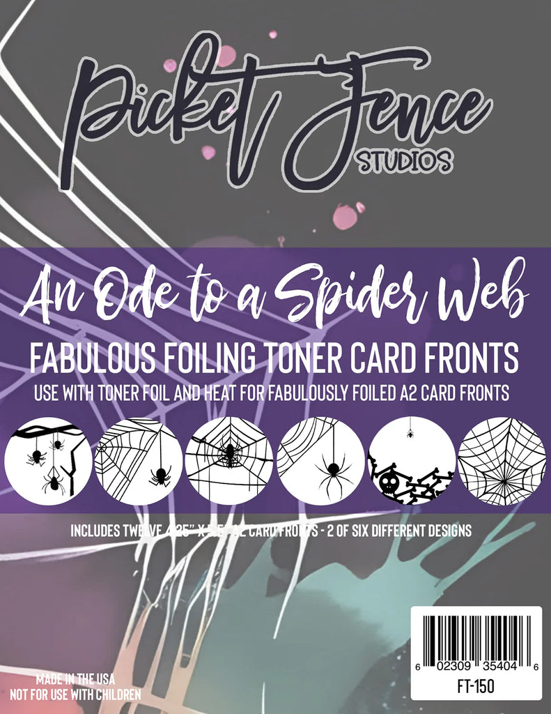 Fabulous Foiling Toner A2 Card Fronts (12 pk)-An Ode to a Spider Web*