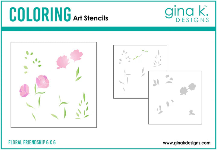 Floral Friendship Stencil