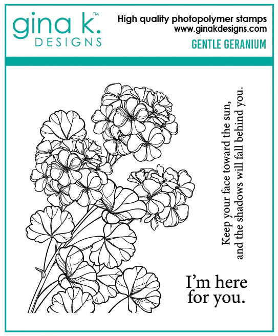 Gentle Geranium Mini Stamp Set