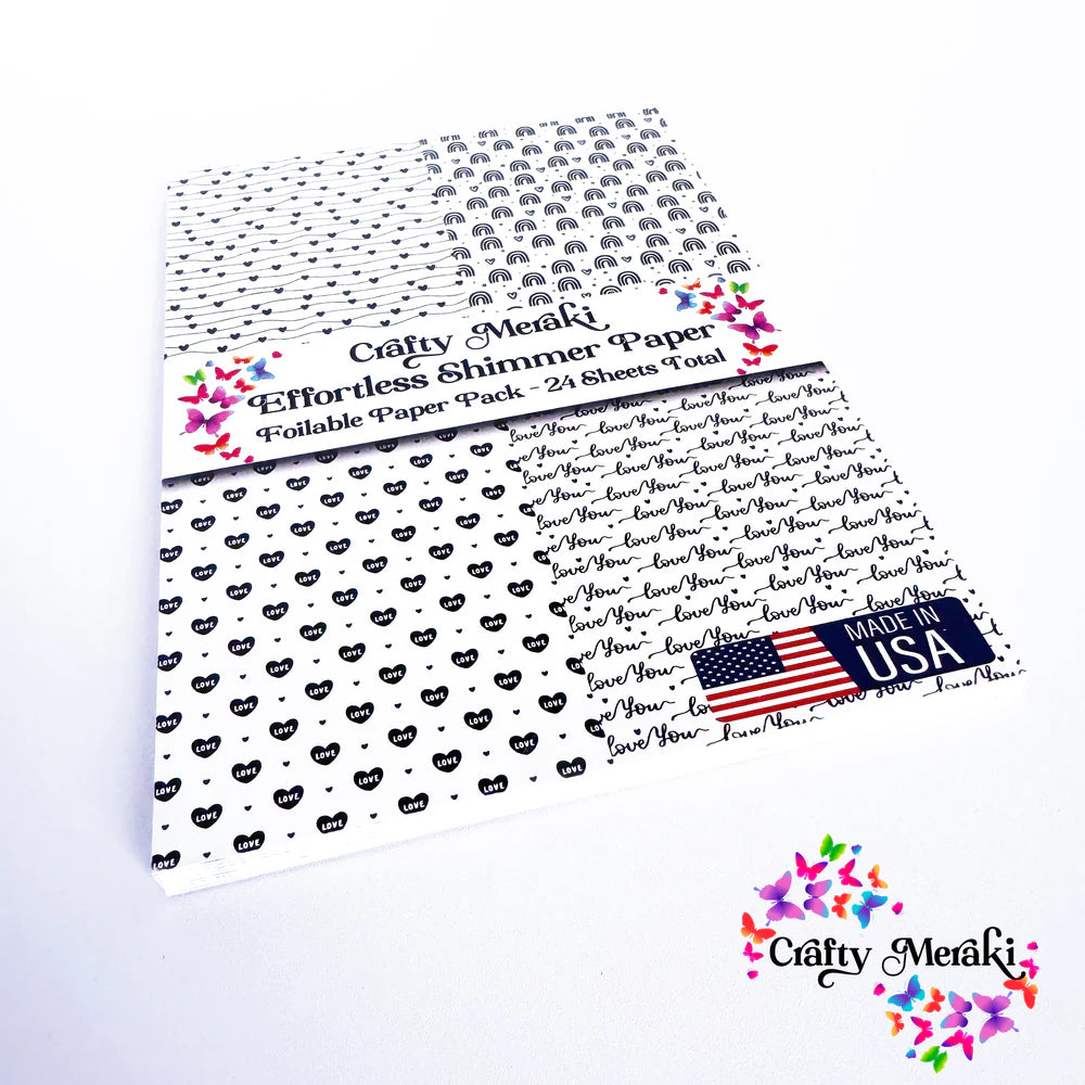 Craft Meraki Effortless Shimmer Paper - Cupid's Canvas ESP*