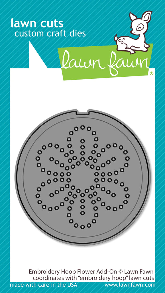 Embroidery Hoop Flower Add-On
