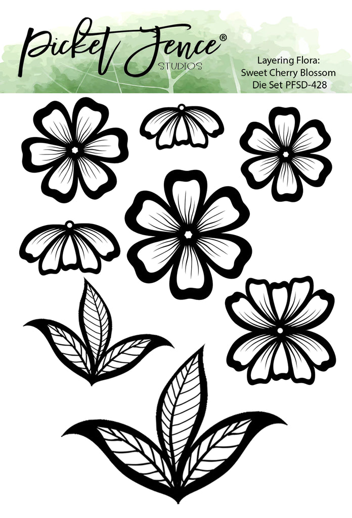 Layering Flora: Sweet Cheery Blossom Die Set*