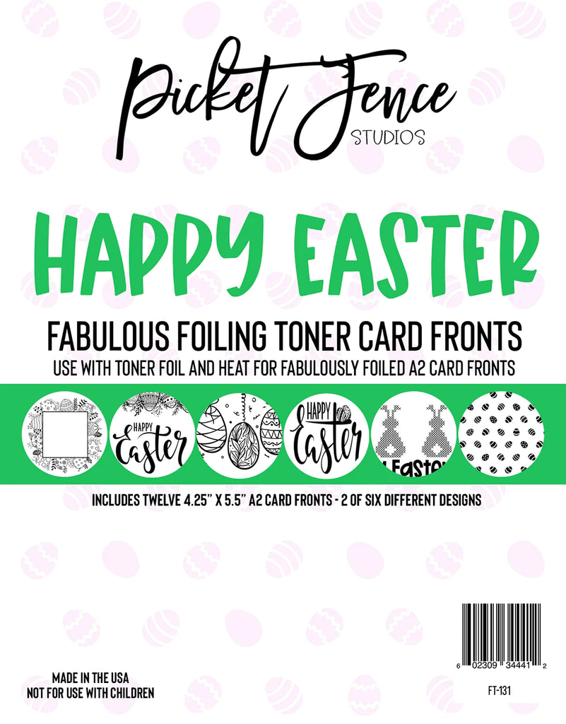 Fabulous Foiling Toner Card Stock - Happy Easter*