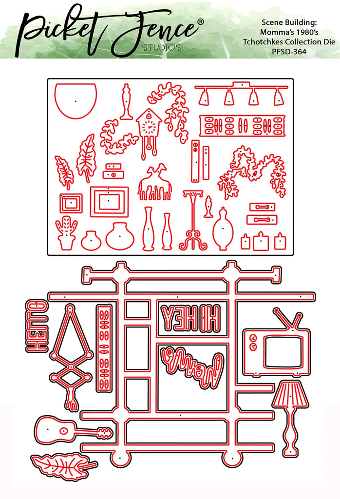 Scene Building: Momma's 1980's Tchotchkes Collection Die Set*