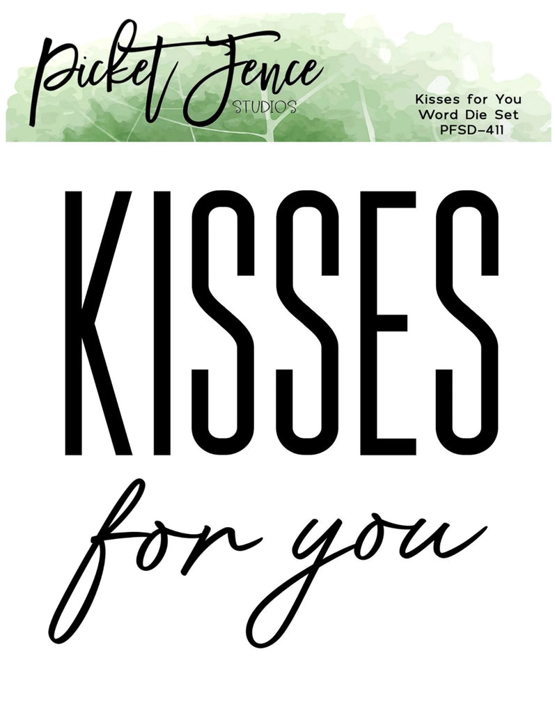 Kisses for you Word Die Set*
