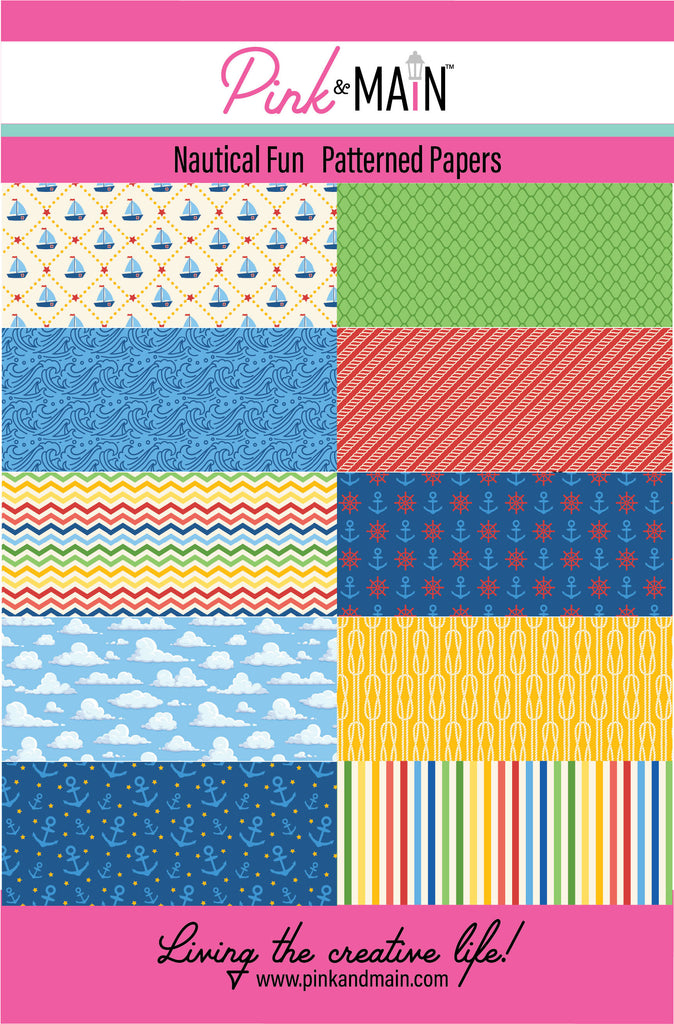 Nautical Fun Paper Pack 8.5 x 5.5