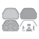 Gorgeous You Makeup Bag Etched Dies from the Gorgeous You Collection