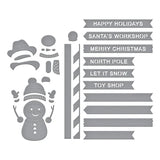 North Pole Sentiments Etched Dies from the North Pole Friends Collection by Simon Hurley