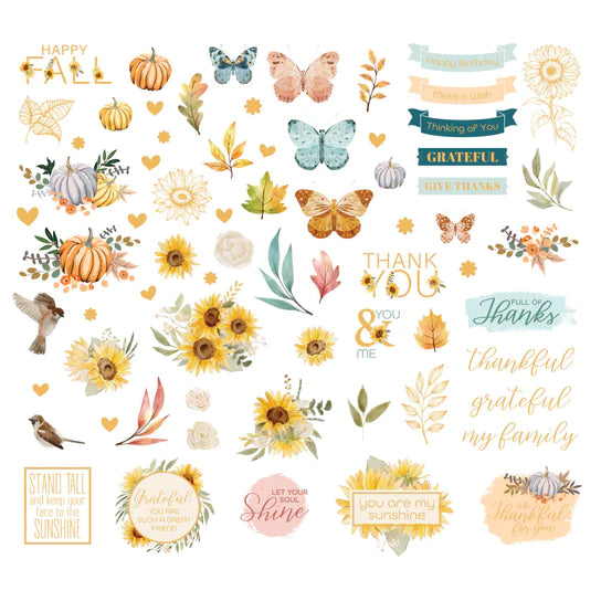 Serenade of Autumn Printed Die Cuts from the Serenade of Autumn Collection*