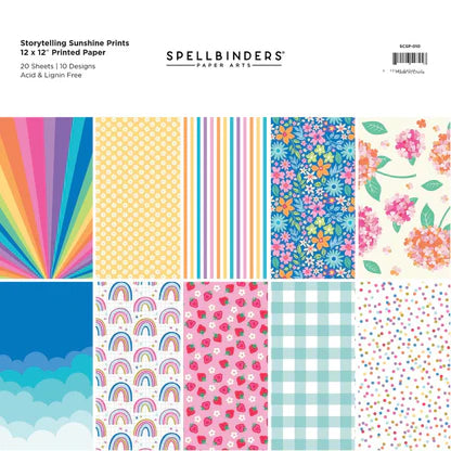 Storytelling Sunshine Prints from the Storytellbing by Spellbinders Collection*