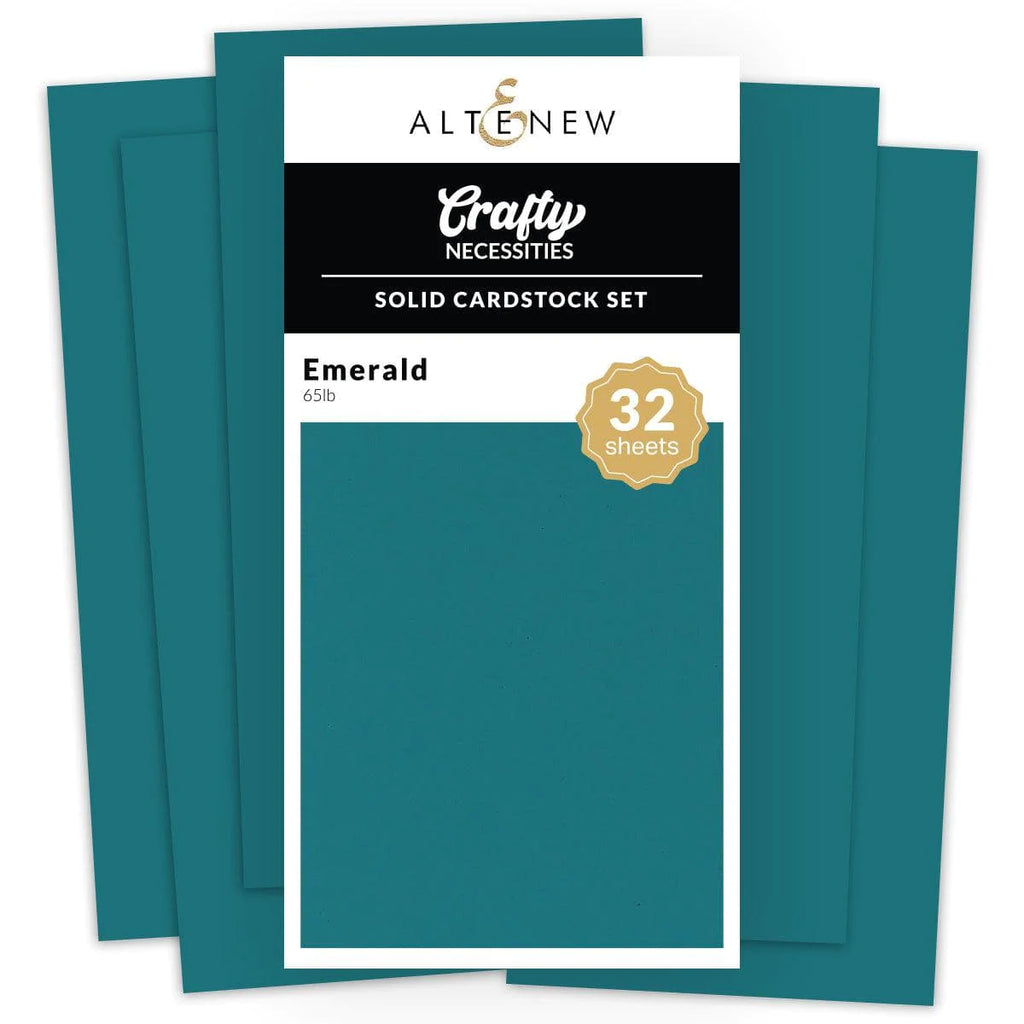 Solid Cardstock Set - Emerald (32 sheets/set)