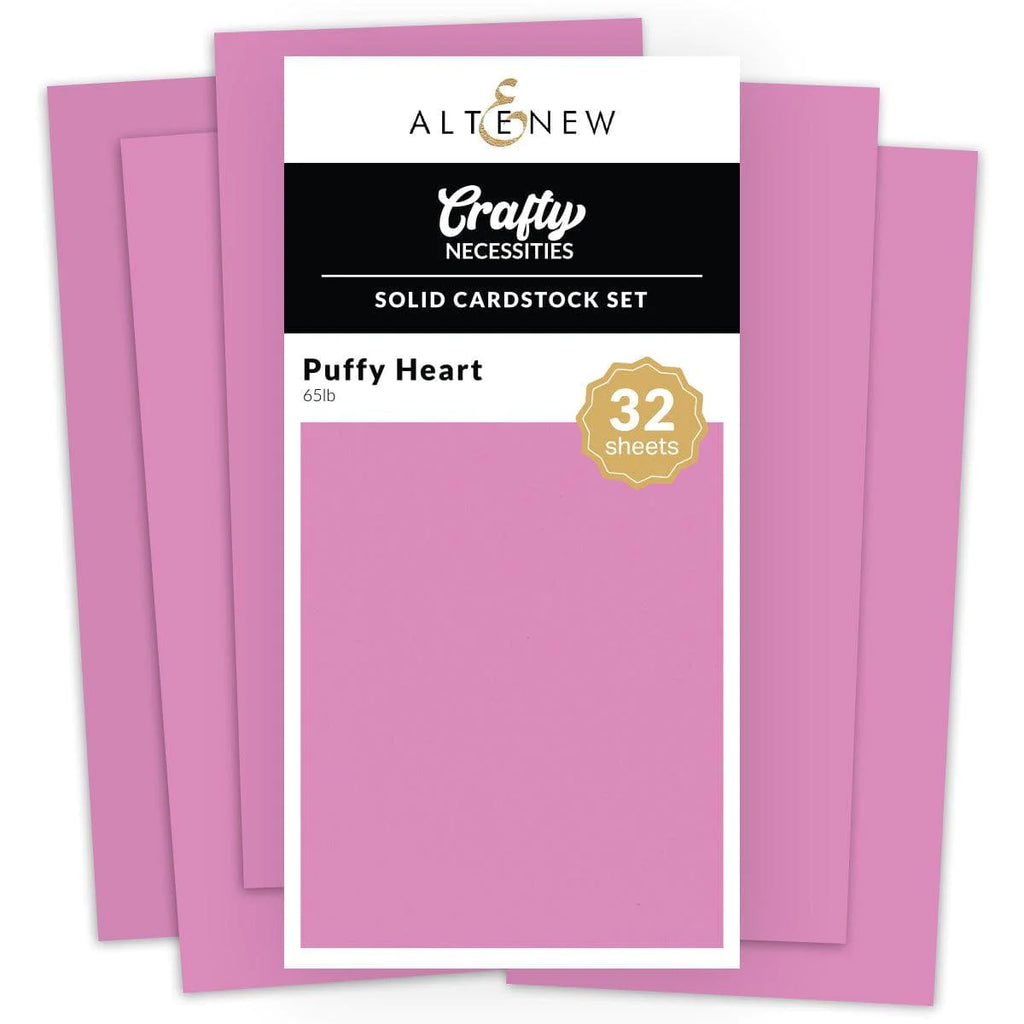 Solid Cardstock Set - Puffy Heart (32 sheets/set)*