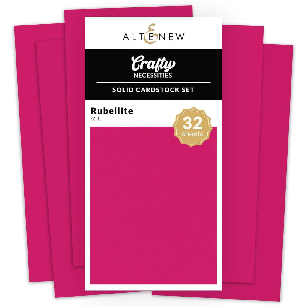 Solid Cardstock Set - Rubellite (32 sheets/set)