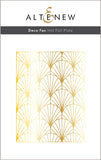 Deco Fan Hot Foil Plate