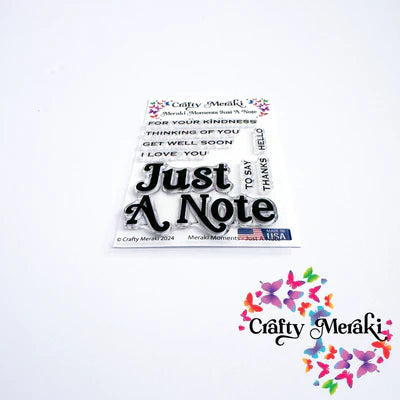 Meraki Moments Just A Note Stamp Set*