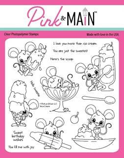 Mice Cream Stamp Set