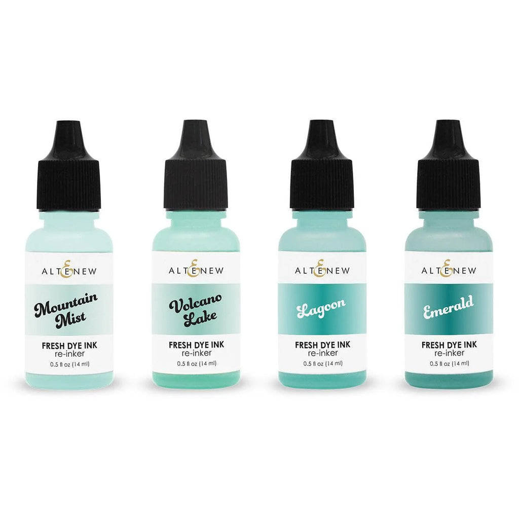 Sea Shore Fresh Dye Ink Re-inker Bundle