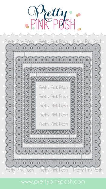 Eyelet Rectangles Die Set