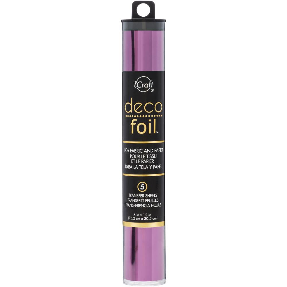 Plum Deco Foil 6"x12"
