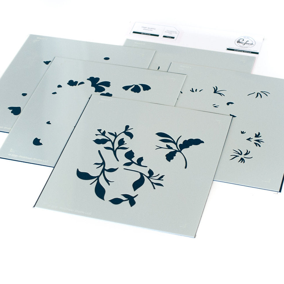 Be Strong layering stencil set - RETIRING