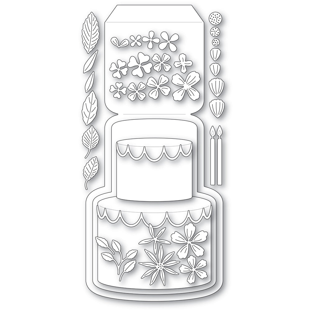 Floral Cake Pop Up Easel