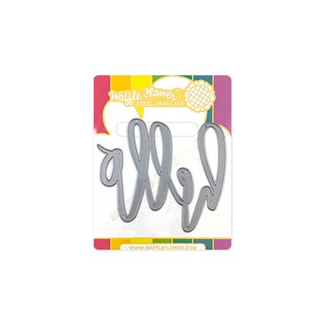 Oversized Hello Word Die