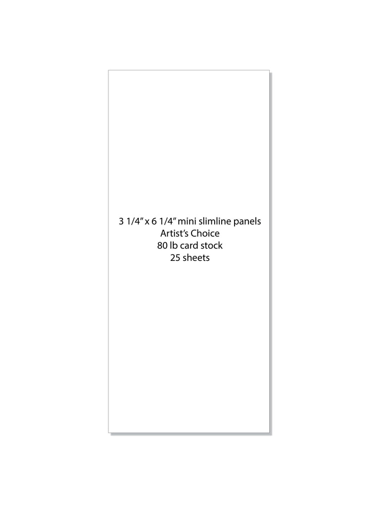 Artist Choice Layering Weight Mini Slimline Panel 3.25 x 6.26