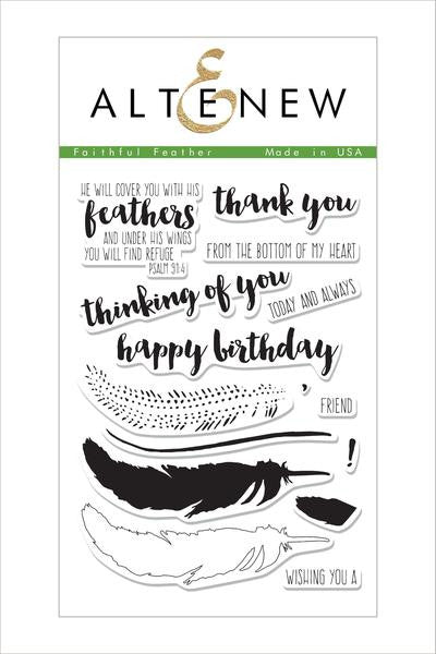 Faithful Feather Stamp Set - RETIRING