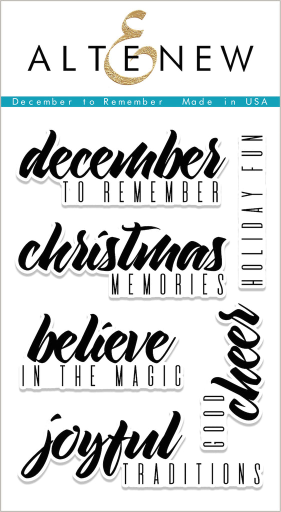 December To Remember Stamp Set - RETIRING