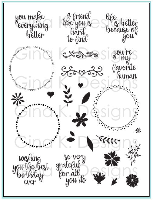 Original Wreath Builder Stamp Set