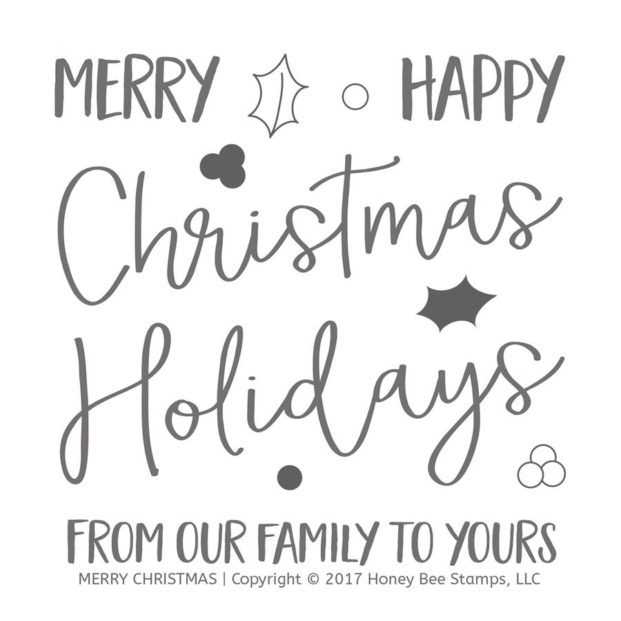 Merry Christmas Stamp Set