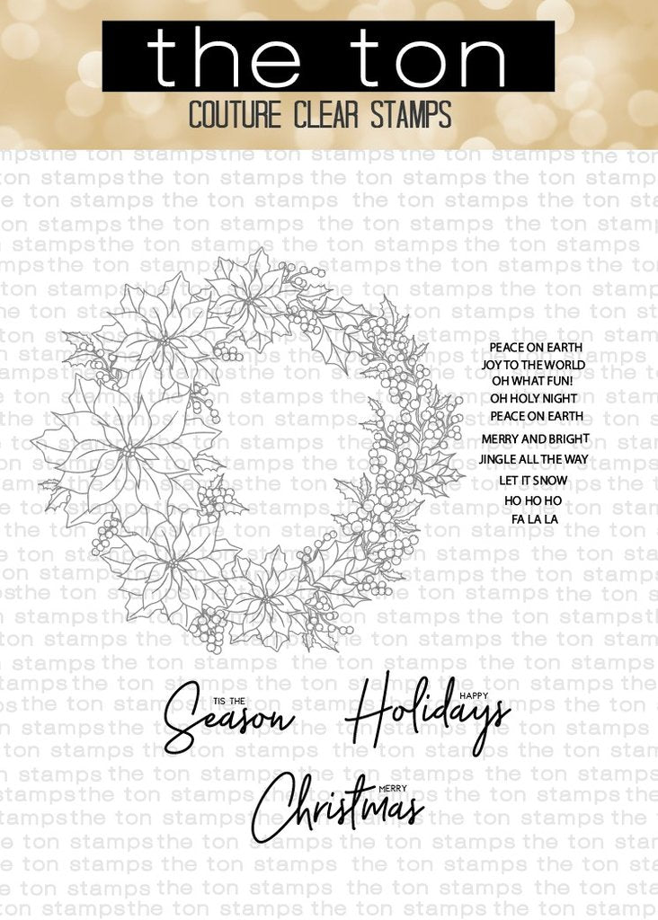 Poinsettia Wreath*