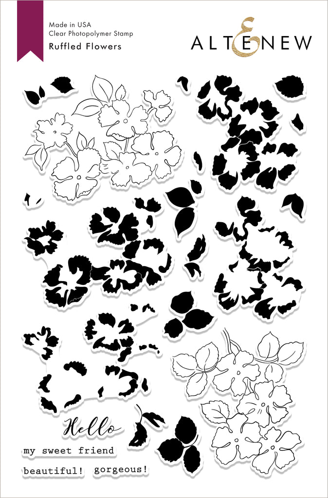 Ruffled Flowers Stamp Set - RETIRING