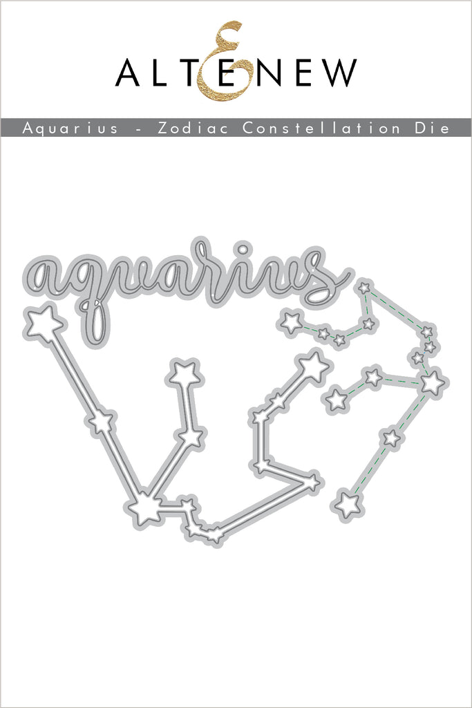 Aquarius Zodiac Constellation Die Set - RETIRING