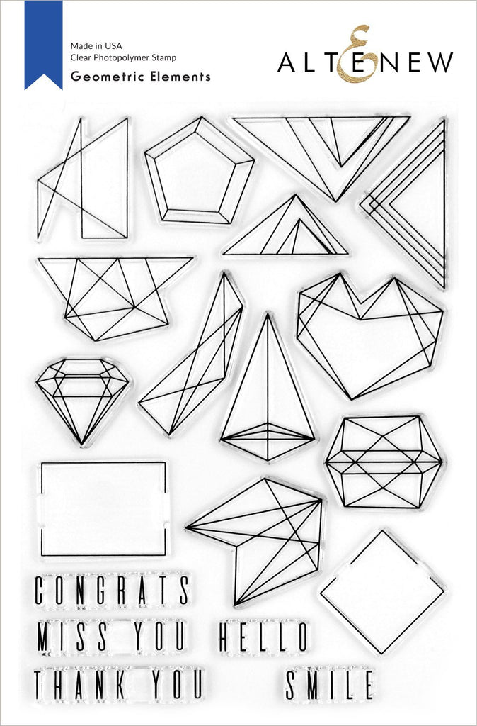 Geometric Elements Stamp Set - RETIRING