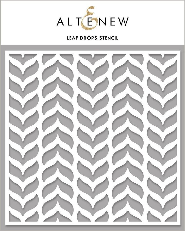 Leaf Drops Stencil - RETIRING