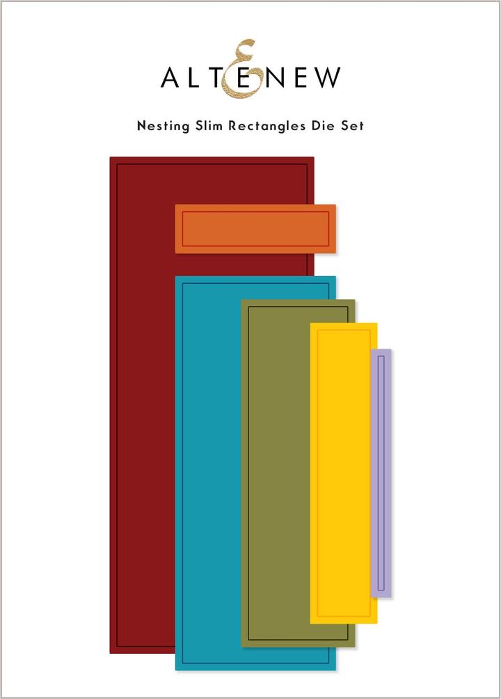 Nesting Slim Rectangles Die Set
